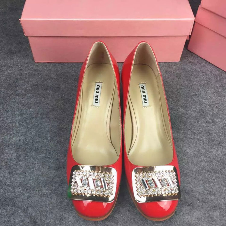 2016 Miu Miu women shoes in Patent leather