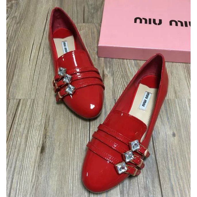 2016 Miu Miu women shoes in Patent leather