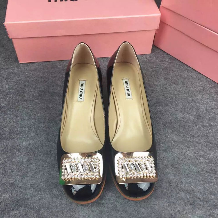 2016 Miu Miu women shoes in Patent leather