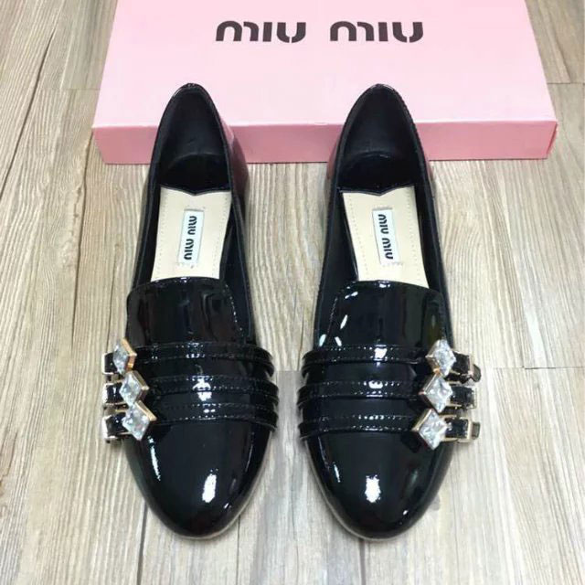 2016 Miu Miu women shoes in Patent leather