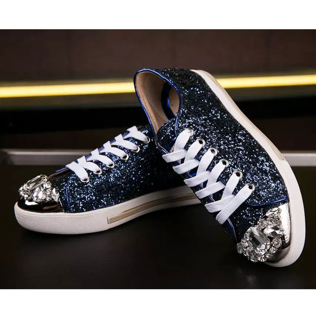 2016 Miu Miu women shoes with diamond