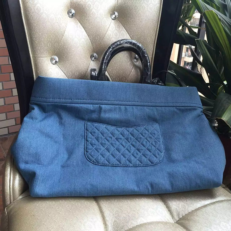 2016 New Chanel Shoulder Shopping Bag Original denim  A6539