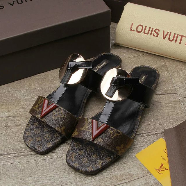 2016 New Louis vitton women Flat Sandals