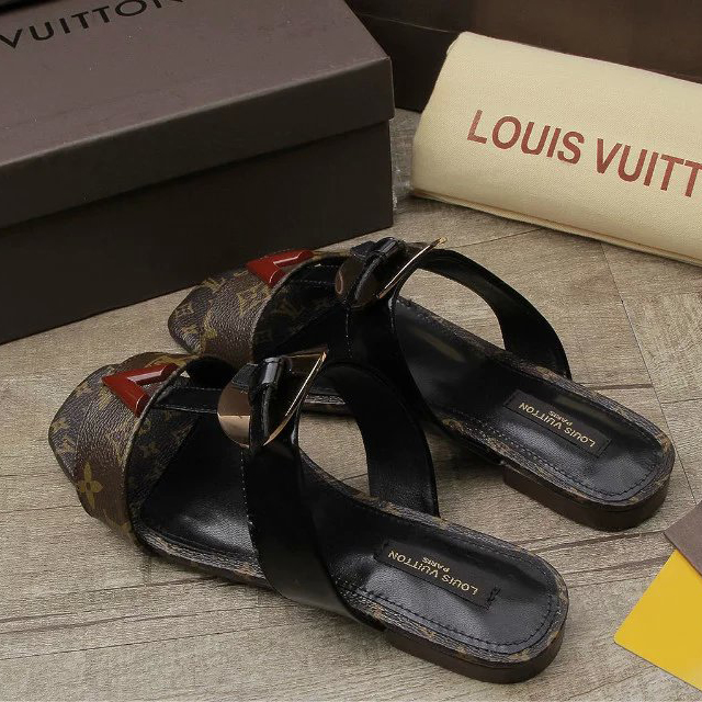 2016 New Louis vitton women Flat Sandals