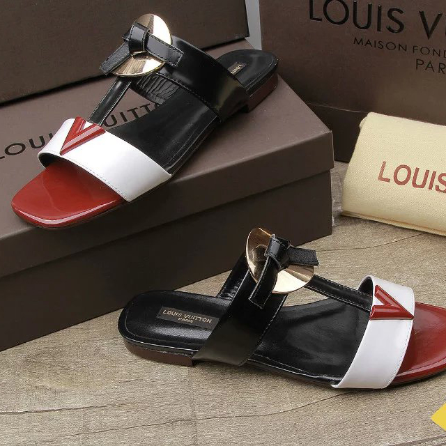 2016 New Louis vitton women Flat Sandals