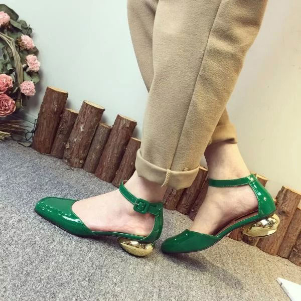 2016 New Valentino women Sandals shoes in Calfskin leather