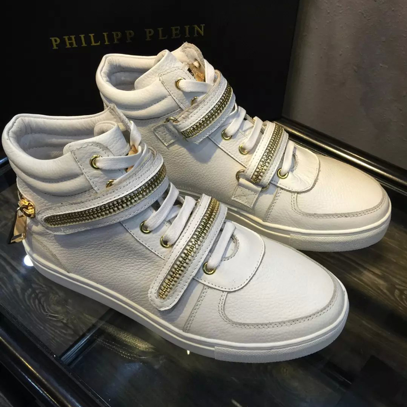 2016 Philipp Plein men Calfskin leather Casual shoes