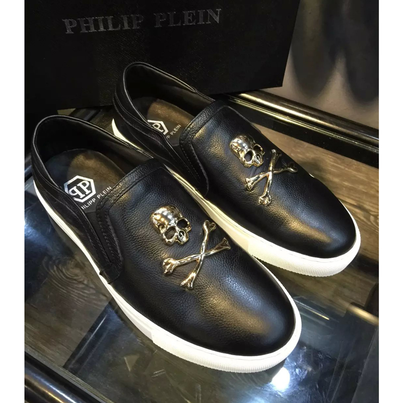 2016 Philipp Plein men Calfskin leather Casual shoes