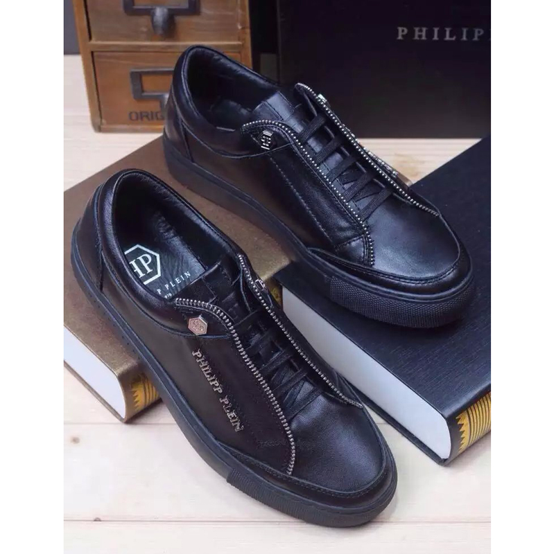 2016 Philipp Plein men Calfskin leather Casual shoes