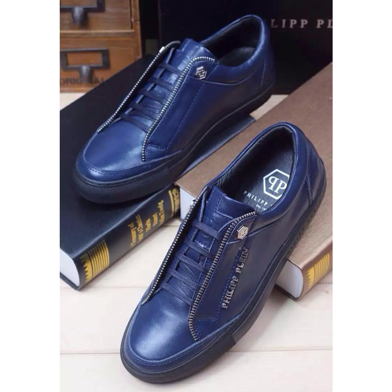 2016 Philipp Plein men Calfskin leather Casual shoes