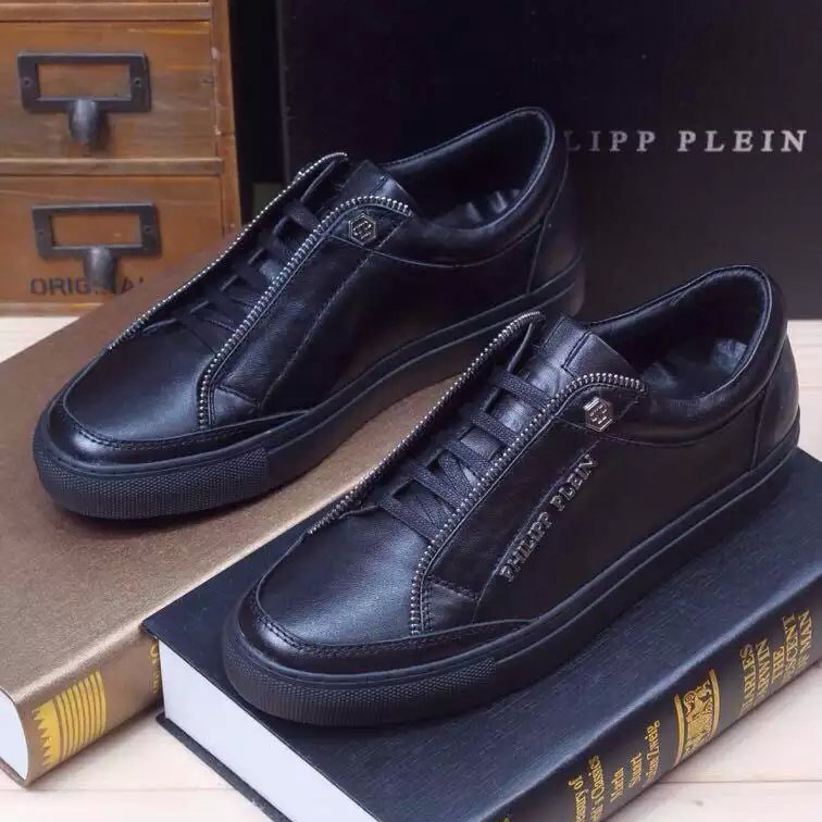 2016 Philipp Plein men Calfskin leather Casual shoes