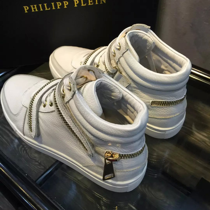 2016 Philipp Plein men Calfskin leather Casual shoes