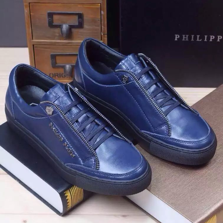 2016 Philipp Plein men Calfskin leather Casual shoes