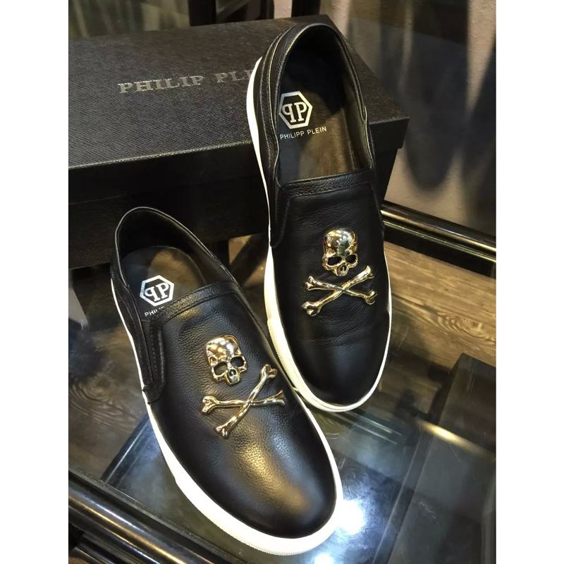 2016 Philipp Plein men Calfskin leather Casual shoes