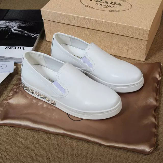 2016 Prada casual shoes in Calfskin leather