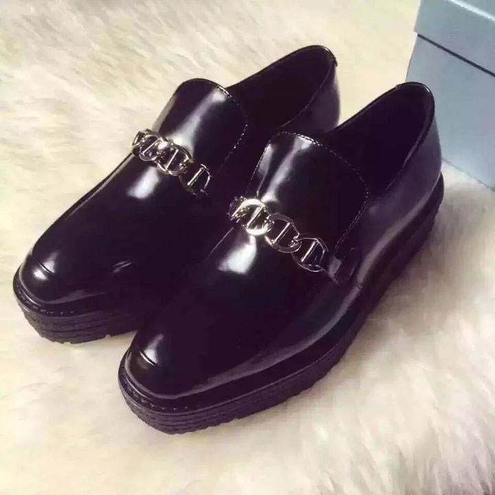 2016 Prada casual shoes in Calfskin leather