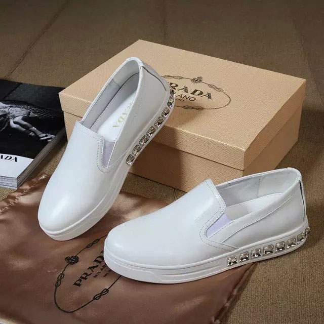 2016 Prada casual shoes in Calfskin leather