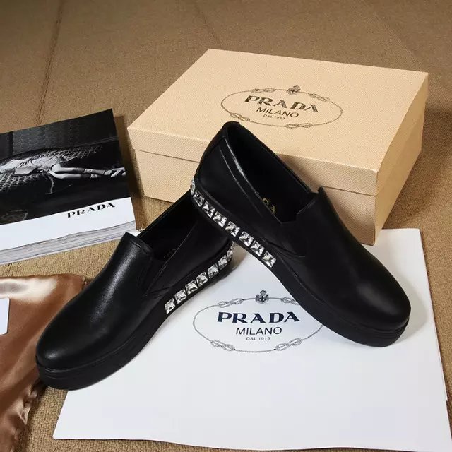 2016 Prada casual shoes in Calfskin leather