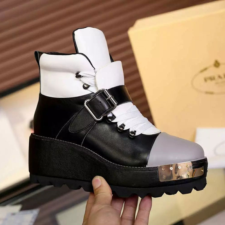 2016 Prada women Boots in Calfskin leather