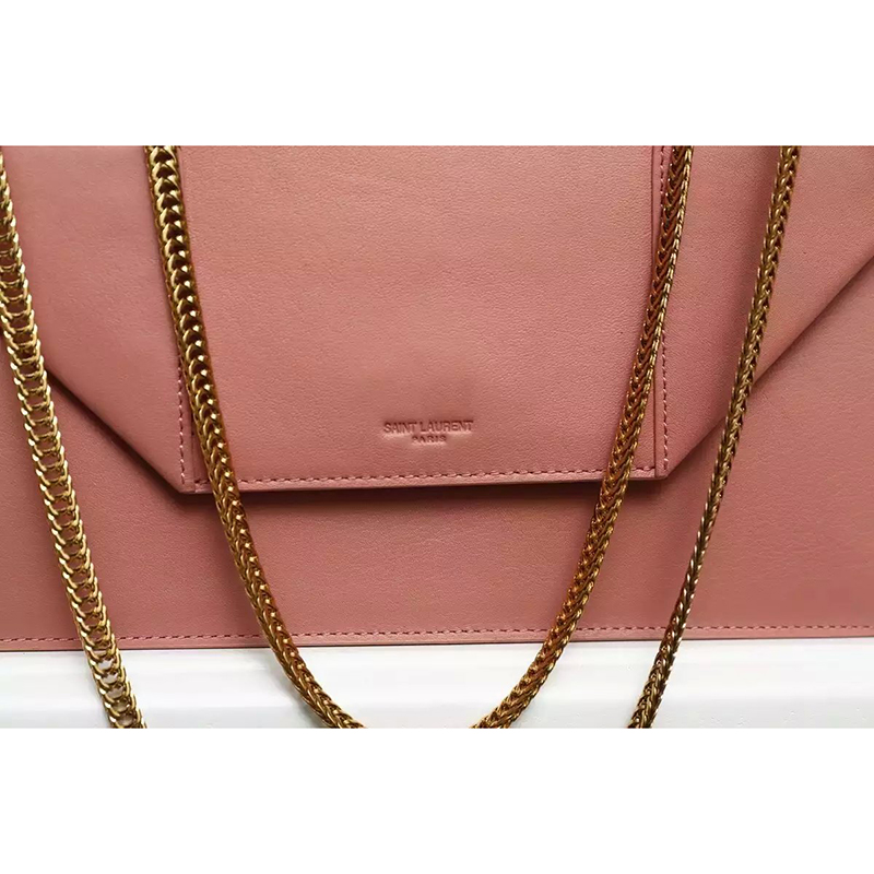 2016 Saint Laurent Shoulder Bag Original Cowhide leather 315680 Pink