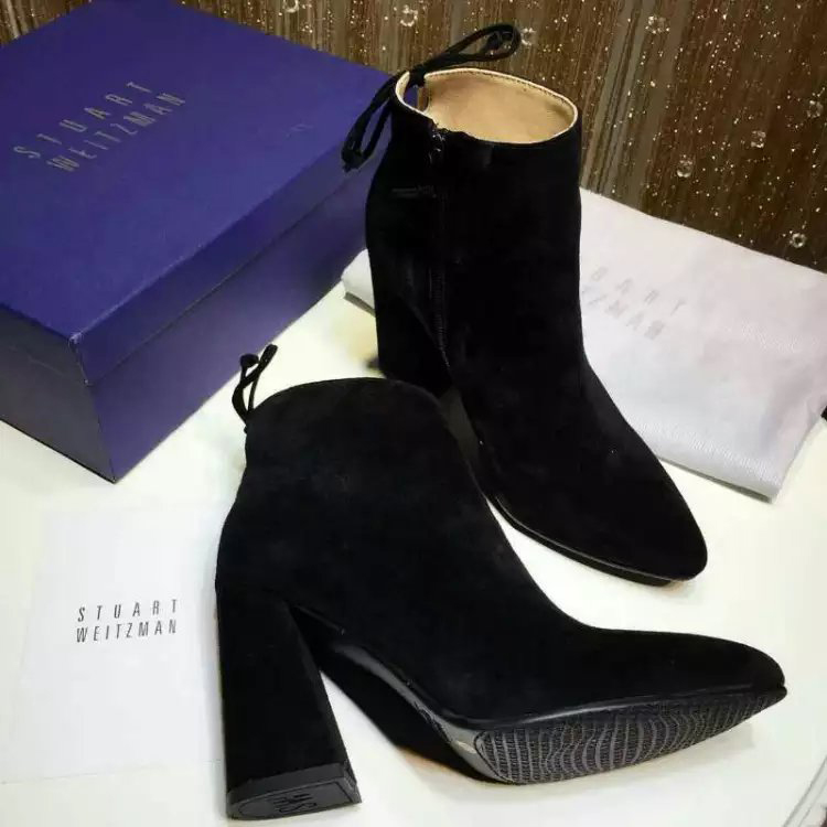 2016 Stuart Weitzman new arrivals Boots in Nubuck Leather Heel Height 9cm