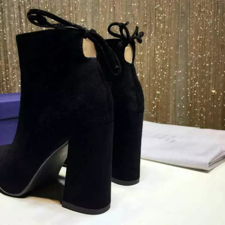 2016 Stuart Weitzman new arrivals Boots in Nubuck Leather Heel Height 9cm