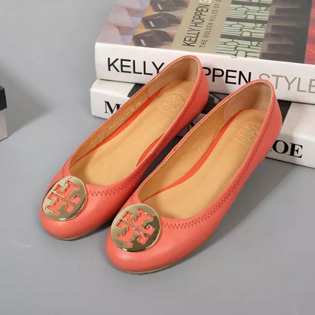 2016 Tory Burch classic women Flats shoes in Calfskin leather