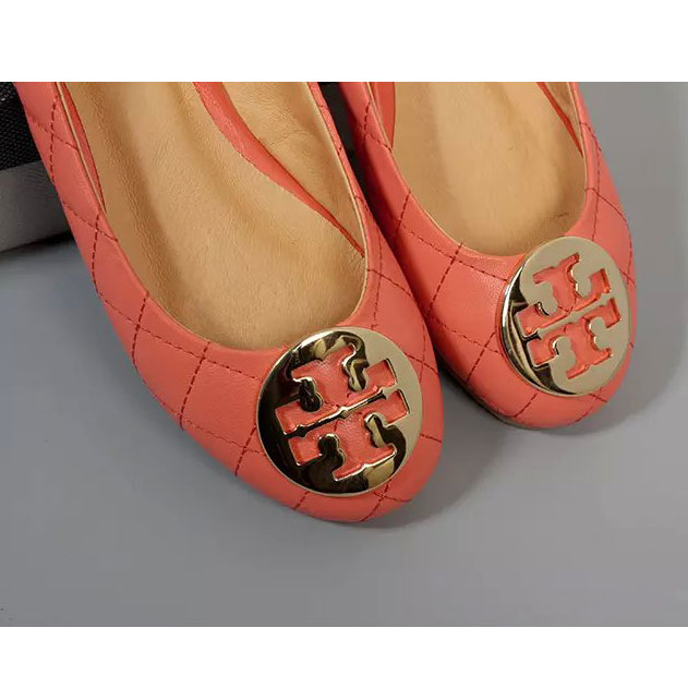 2016 Tory Burch classic women Flats shoes in Calfskin leather