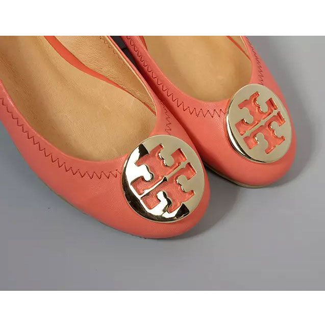 2016 Tory Burch classic women Flats shoes in Calfskin leather