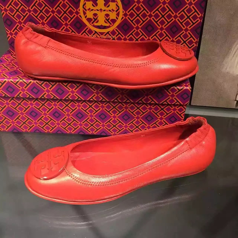 2016 Tory Burch classic women Flats shoes in Sheepskin leather