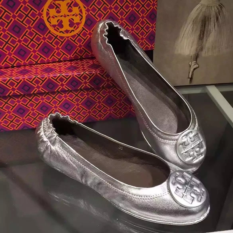 2016 Tory Burch classic women Flats shoes in Sheepskin leather