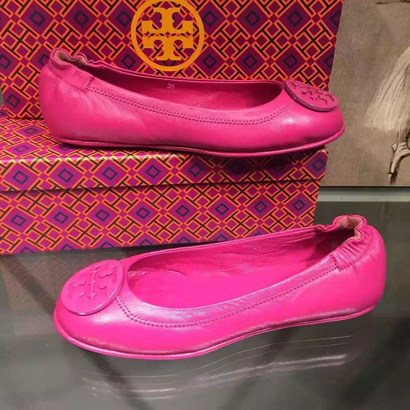 2016 Tory Burch classic women Flats shoes in Sheepskin leather