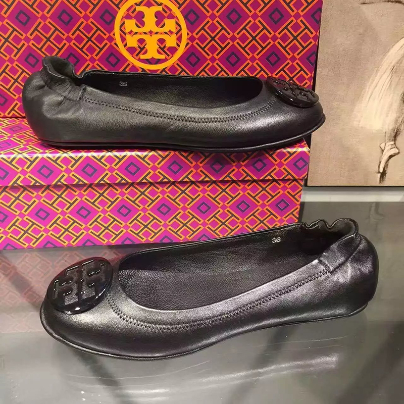 2016 Tory Burch classic women Flats shoes in Sheepskin leather