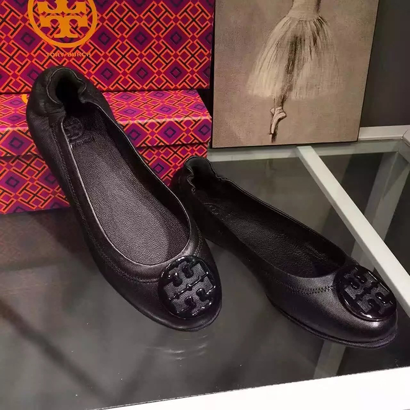 2016 Tory Burch classic women Flats shoes in Sheepskin leather