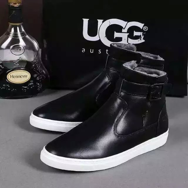 2016 UGG men Calfskin Leather Casual Boots