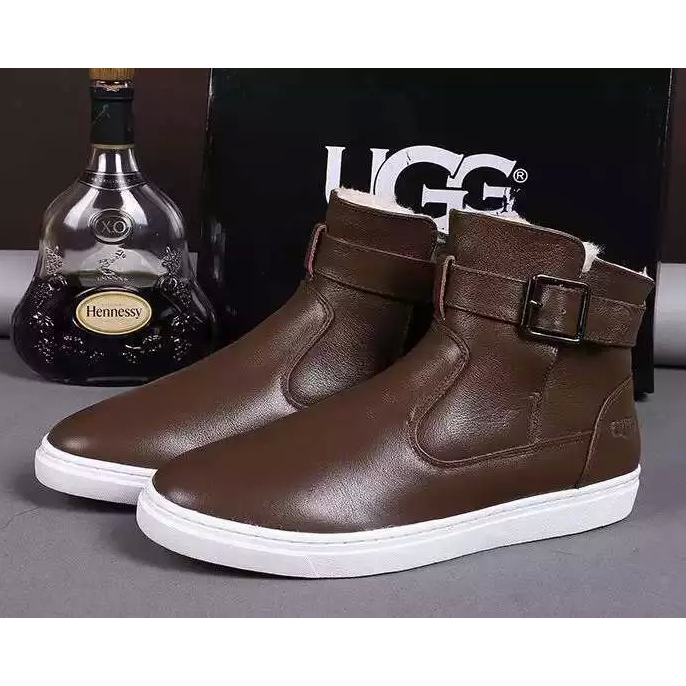 2016 UGG men Calfskin Leather Casual Boots