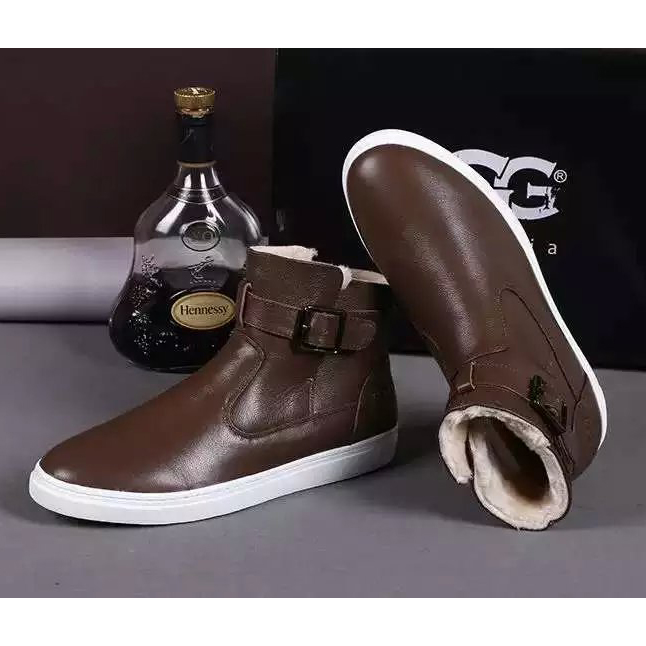 2016 UGG men Calfskin Leather Casual Boots