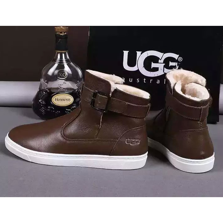 2016 UGG men Calfskin Leather Casual Boots