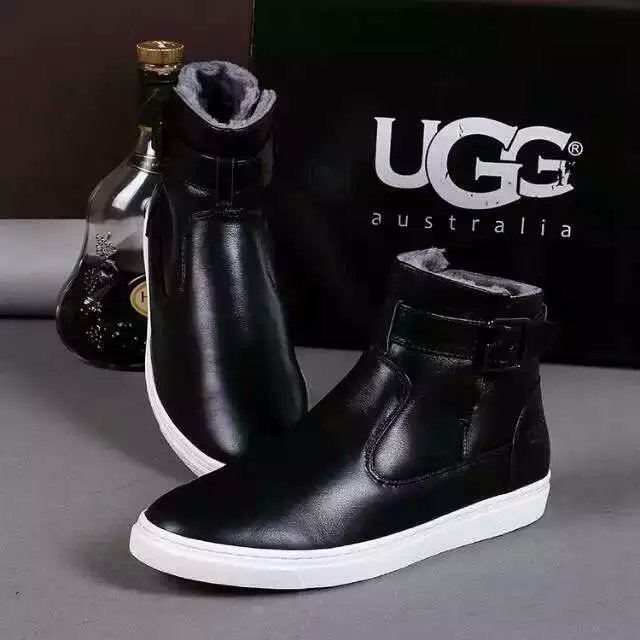 2016 UGG men Calfskin Leather Casual Boots