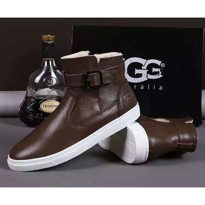 2016 UGG men Calfskin Leather Casual Boots