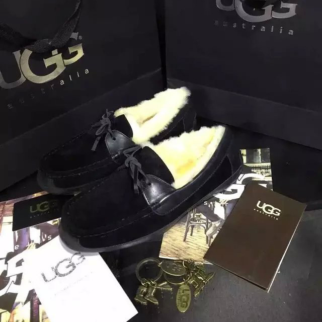 2016 UGG men Nubuck Leather Casual shoes inside wool