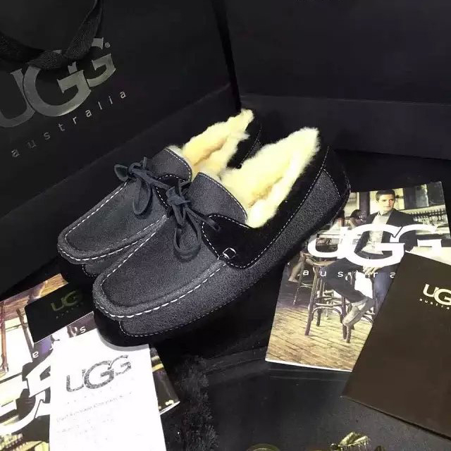 2016 UGG men Nubuck Leather Casual shoes inside wool