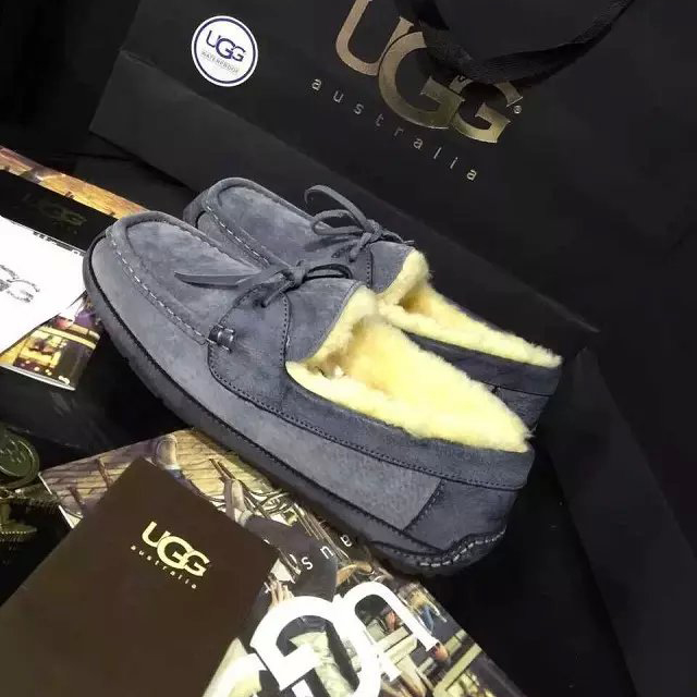 2016 UGG men Nubuck Leather Casual shoes inside wool