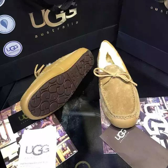 2016 UGG men Nubuck Leather Casual shoes inside wool