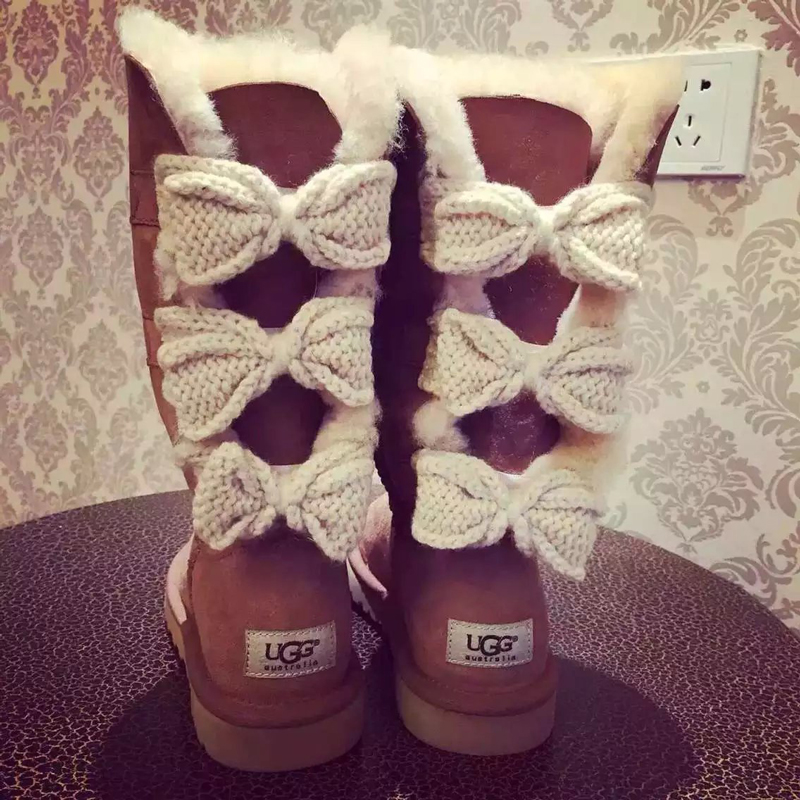 2016 UGG women new arrivals boots with bow-knot