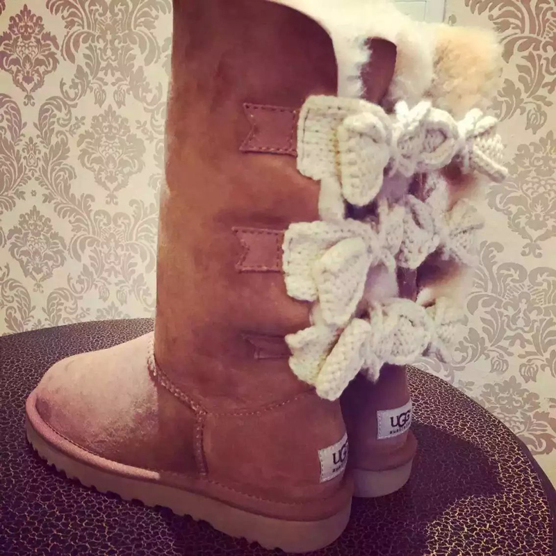 2016 UGG women new arrivals boots with bow-knot