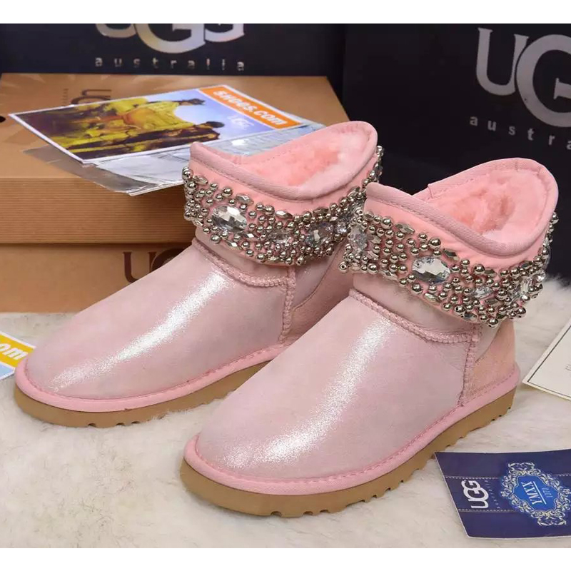 2016 UGG women new arrivals short boots with Beads