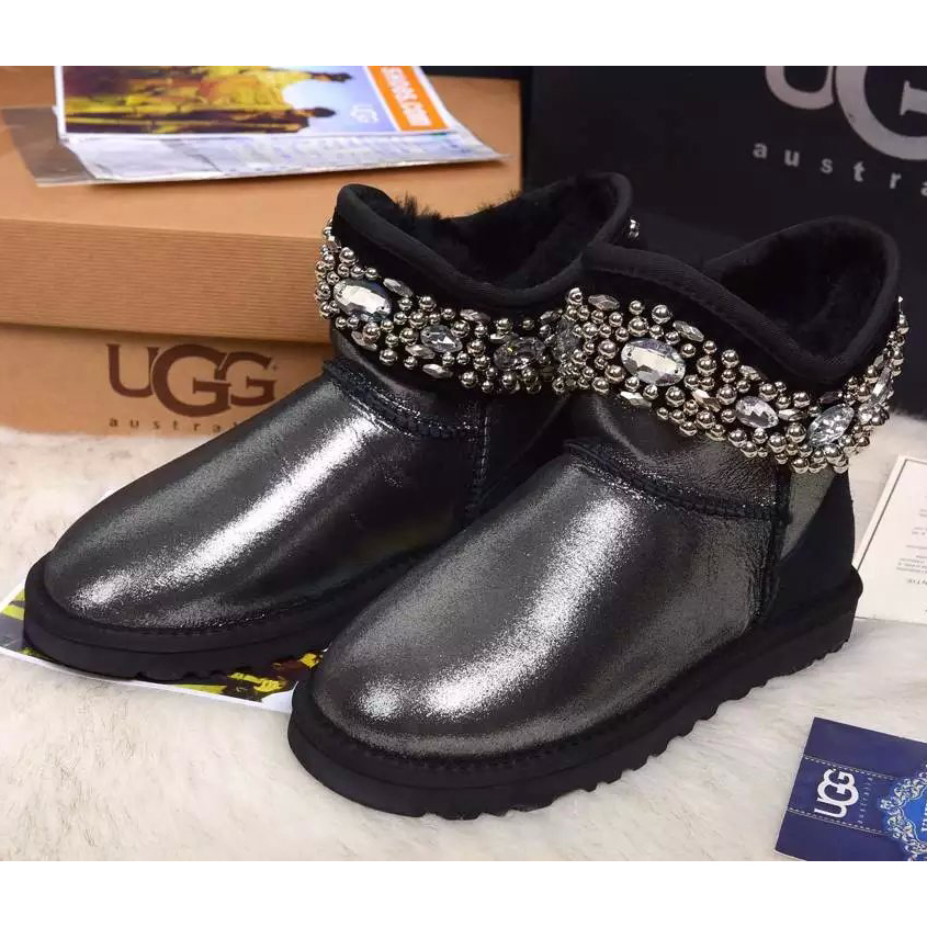 2016 UGG women new arrivals short boots with Beads