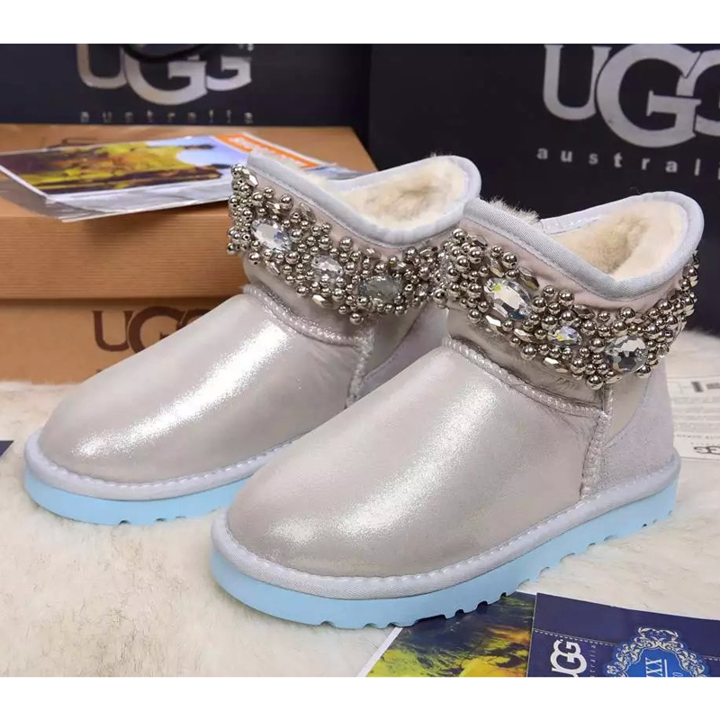 2016 UGG women new arrivals short boots with Beads