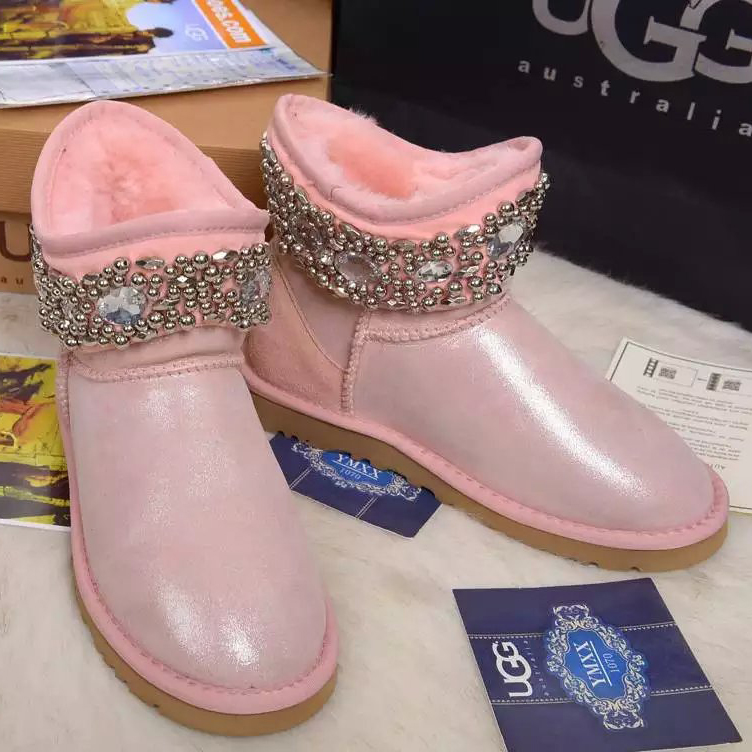 2016 UGG women new arrivals short boots with Beads